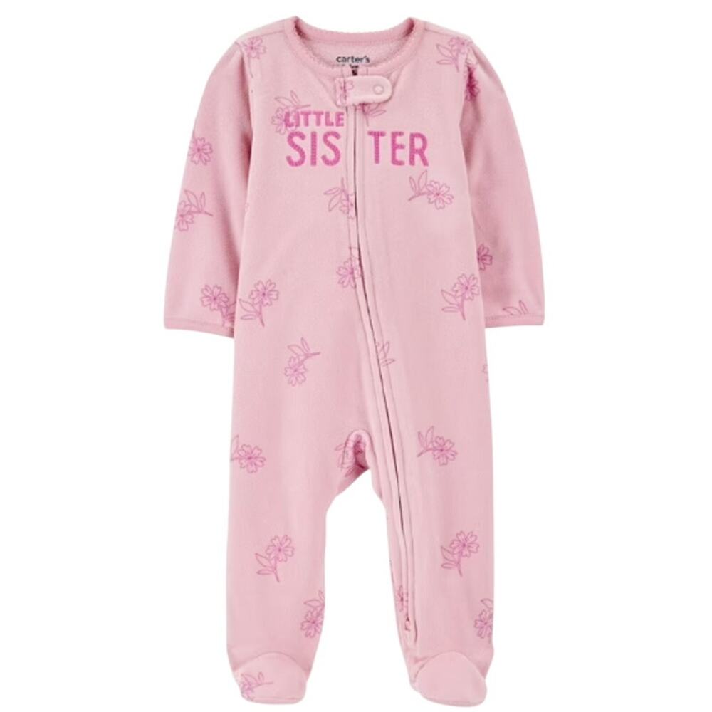 Carter's Child of Mine Baby Girl Sleep Play Sleeper Preemie Months Little Sister